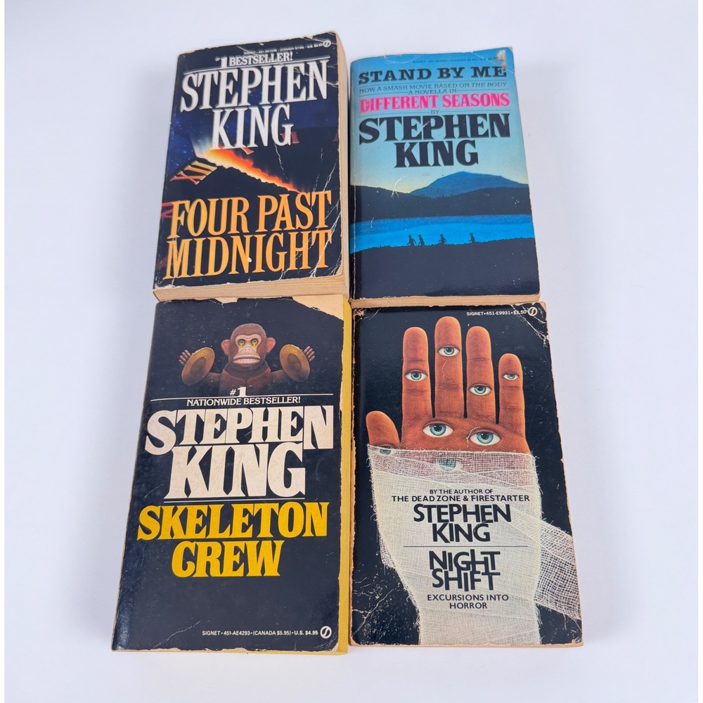 Stephen King Book Lot 4 Night‎ Shift Skeleton Crew Different Seasons Four Past